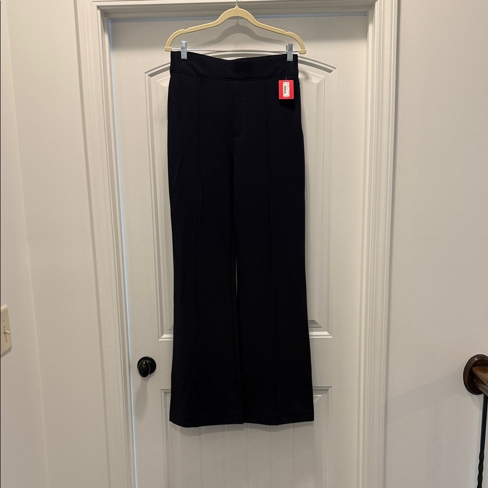 NWT SPANX Elegant Black Wide Leg Trousers